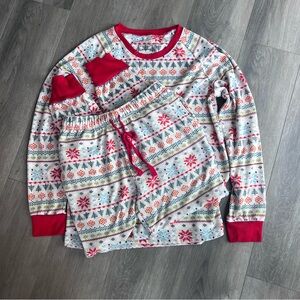 Pajamarama Festive Fair Isle Patterned Men's Pajama Set Small